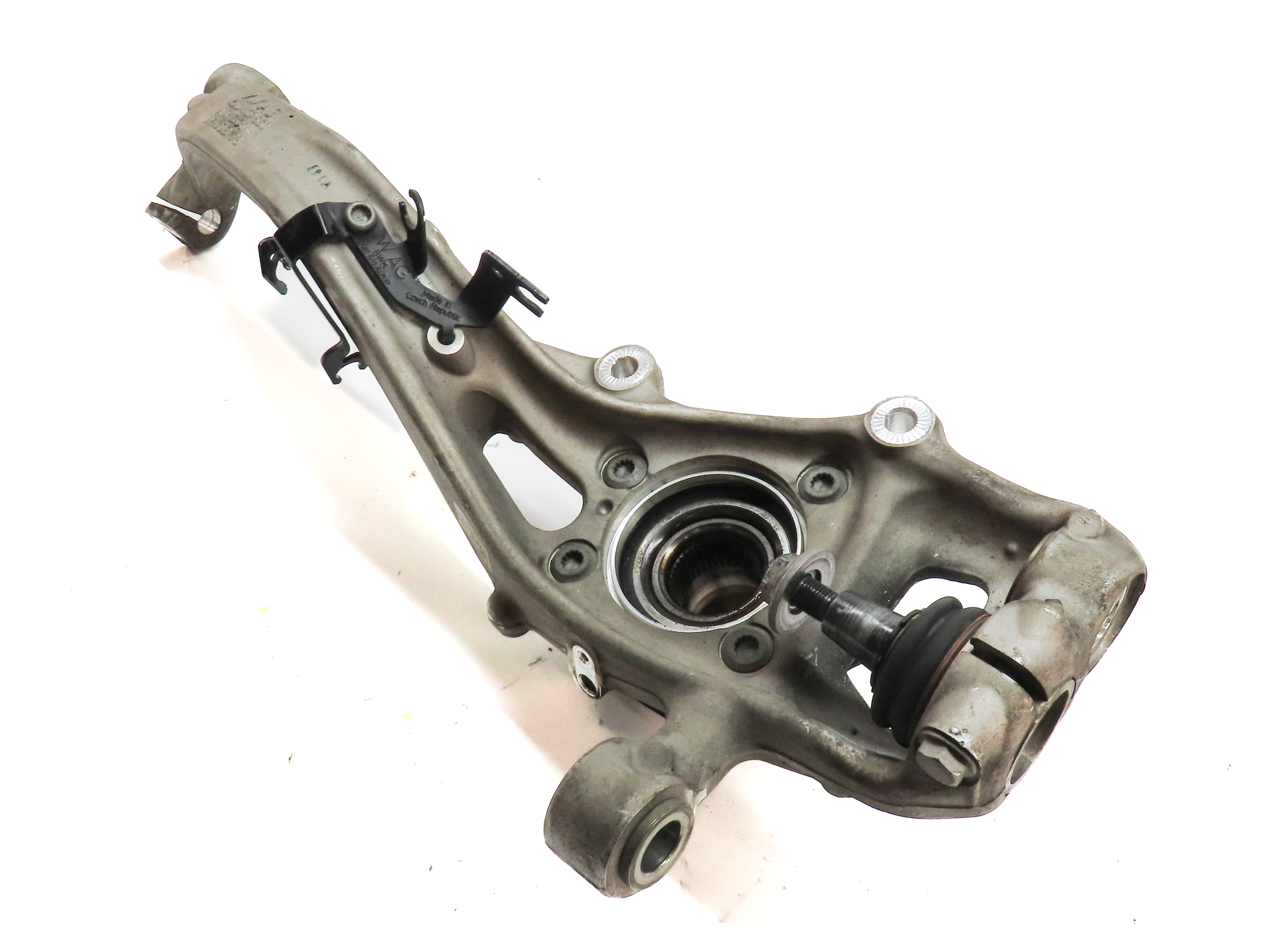 2017-2020 AUDI Q7 (4M) FRONT RIGHT PASSENGER SPINDLE KNUCKLE WHEEL BEARING HUB — exact item pictured